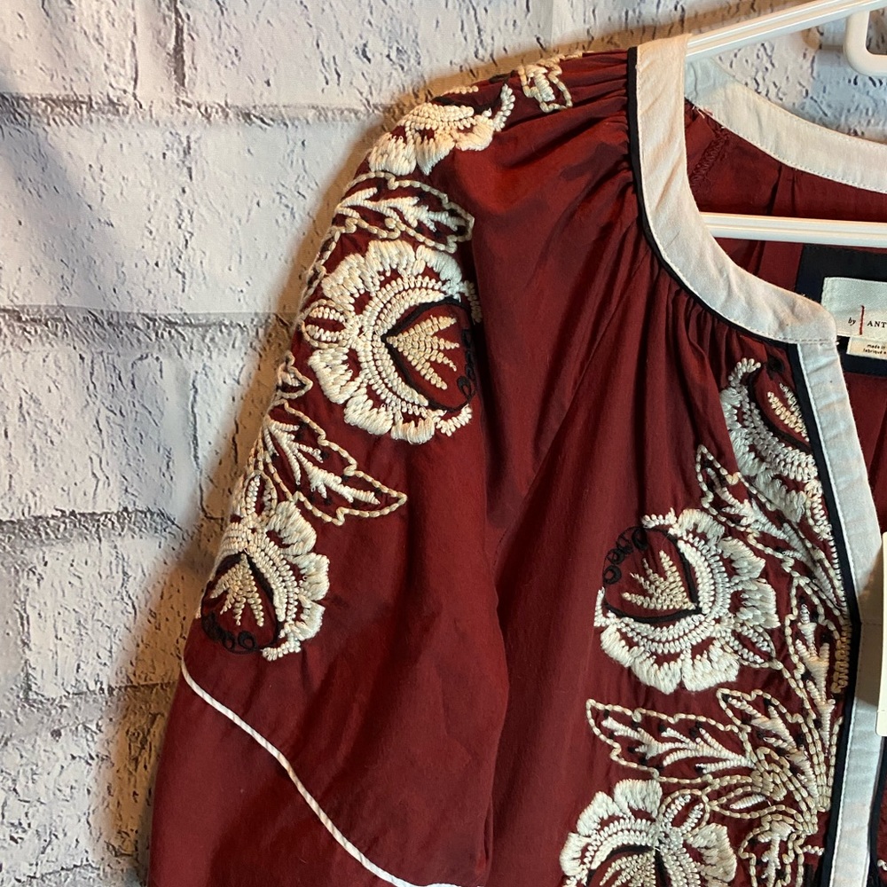 Anthropologie Gretel  Embroidered Maxi Dress - Picture 4 of 11